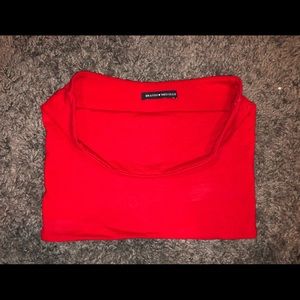 Red Brandy Melville tube top